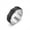 Black, variant on Men's Titanium Steel Alloy Rotating Wedding Band Unisex Nickel-Free Anti-Anxiety Ring Minimalist Matte/Brick Texture/Cross/Hammered Finish Comfort Fit Engagement Promise Ring Available in Sizes 6-12
