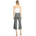 thumbnail image 5 of Made by Johnny Women's Knit Culottes Pants XXL HDG, 5 of 6