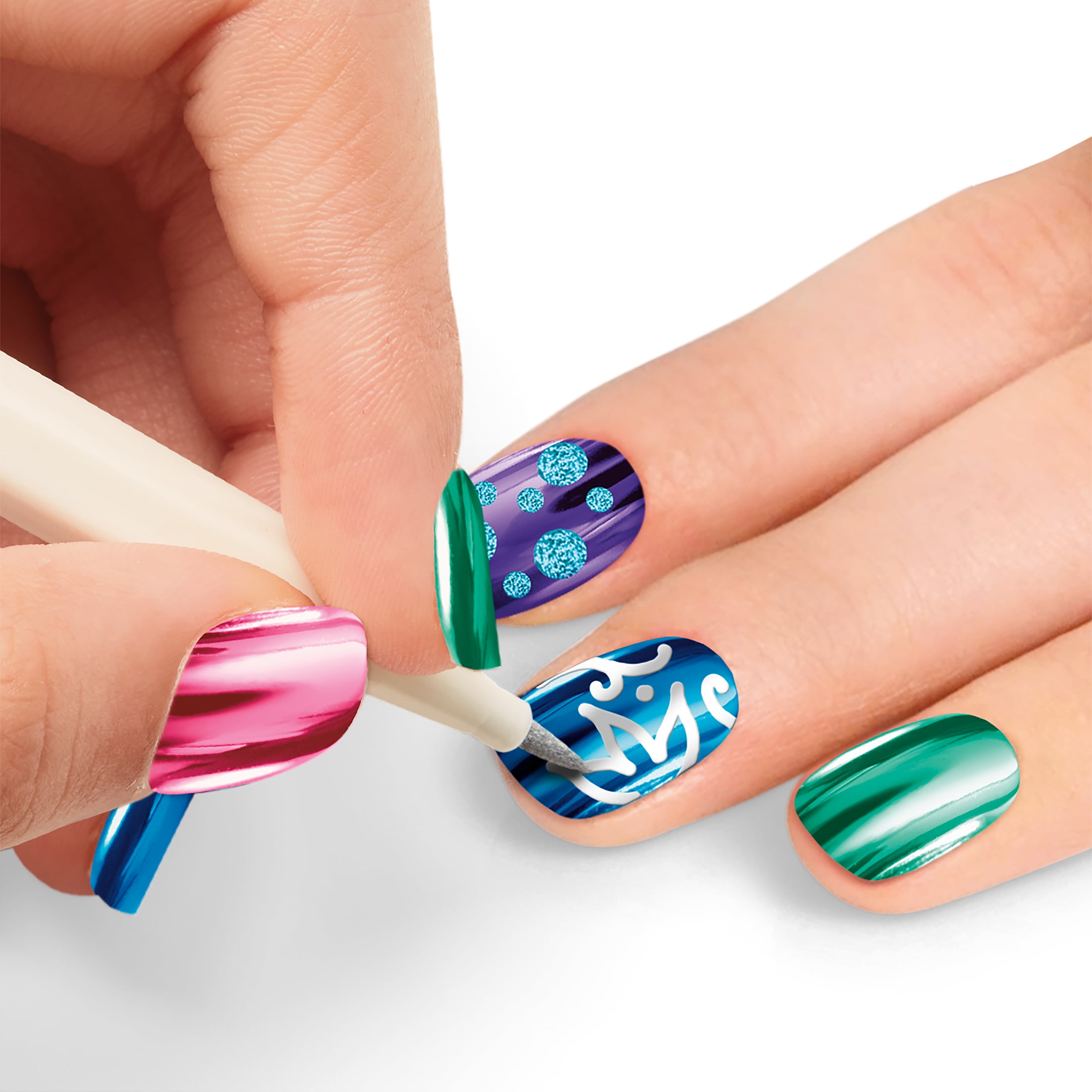 Be Inspired Metallic Rainbow Nail Polish Set, Metallic Nail