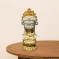 thumbnail image 4 of AMLESO Buddha Sculpture Crafts Mini Buddhism Figurine for Desktop Living Room Shelf, 4 of 8