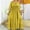 Yellow, variant on Sakmal Womens Summer Dresses Pleated Asymmetrical Floral Black Oversized Short Sleeve Maxi Shift Dress