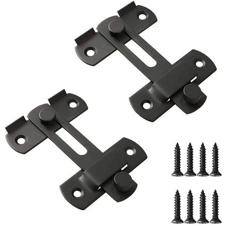 Barn Door Bolts, 2 Piece Door Lock Latch, Stainless Steel Door Bolts ...