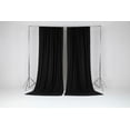 thumbnail image 5 of Solid Poplin Window Curtain or Photography Backdrop 58" Wide - Black, 5 of 5