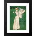 thumbnail image 2 of Aleardo Villa 11x14 Black Modern Framed Museum Art Print Titled - Caffaro, First Newspaper of Genoa (1898), 2 of 5