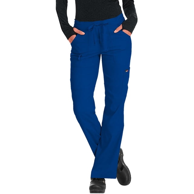 KOI Pantalon d'Uniforme Léger de Performance Extensible à Multiples Poches Peace pour Femmes