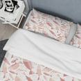 thumbnail image 4 of Designart 'Pink Fishes Pattern' Mid-Century Modern Duvet Cover Set, 4 of 4