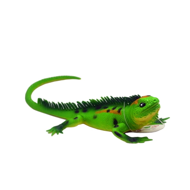 37cm Simulation Lizard PVC Squeaky Animal Model Kids Bedtime Educational Toy