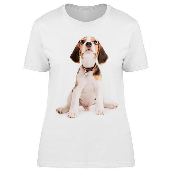 Sitting Pretty Beagle T-Shirt Women -Image by Shutterstock, Female x-Large