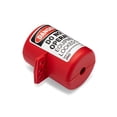 thumbnail image 2 of Plug Lockout ZING 7105, plástico reciclado rojo, fabricado en EE. UU., 2 of 6