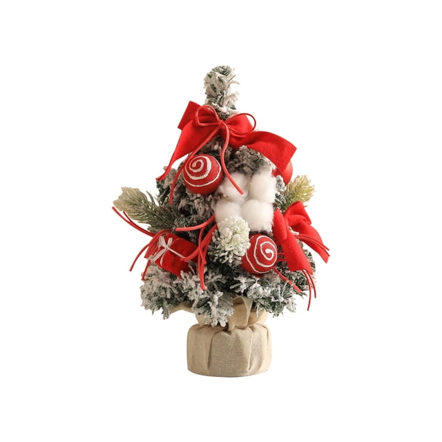 TIELUTT Christmas Tree Decoration Home Tabletop Decoration Christmas Tree Mini Christmas Tree Sparkly Ornament Small Ornament Set Shatterproof Ornament Set Large Christmas Ornament Ornament Bulk