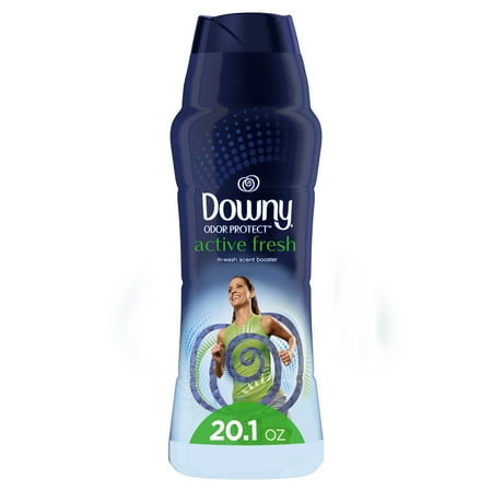 Downy Odor Protect In-Wash Scent Booster Beads, Active Fresh, 20.1 oz