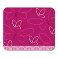 thumbnail image 1 of NUDECOR Pink Abstract All Occasion Butterfly in Fuchsia Sympathy Wedding Mousepad Mouse Pad Mouse Mat 9x10 inch, 1 of 1