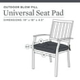 Better Homes & Gardens 18" L x 19" W Red Stripe Rectangle Outdoor Seat