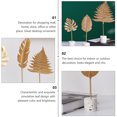 thumbnail image 3 of unbranded 2Ud Adorno De Hoja Monstera En Para Interior Y Exterior Con Base, 3 of 8