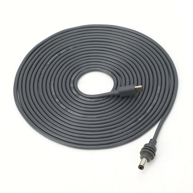 Cable Jack de 100 W Tipo C A Resistente Al Agua, Cable de Alimentación Portátil USB C A CC Para Mini Antena Parabólica, Calibre de Alambre 18 Awg, Material de Cobre de Caucho,