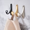 thumbnail image 4 of Wall Hooks for Hanging Coats - Coat Hooks Wall Mounted, Wood Coat Hooks for Wall, Single Metal Hooks for Hanging Hats, Keys, Towel, Robe, Purse, Decorative Living Room, Bathroom, 4 of 8