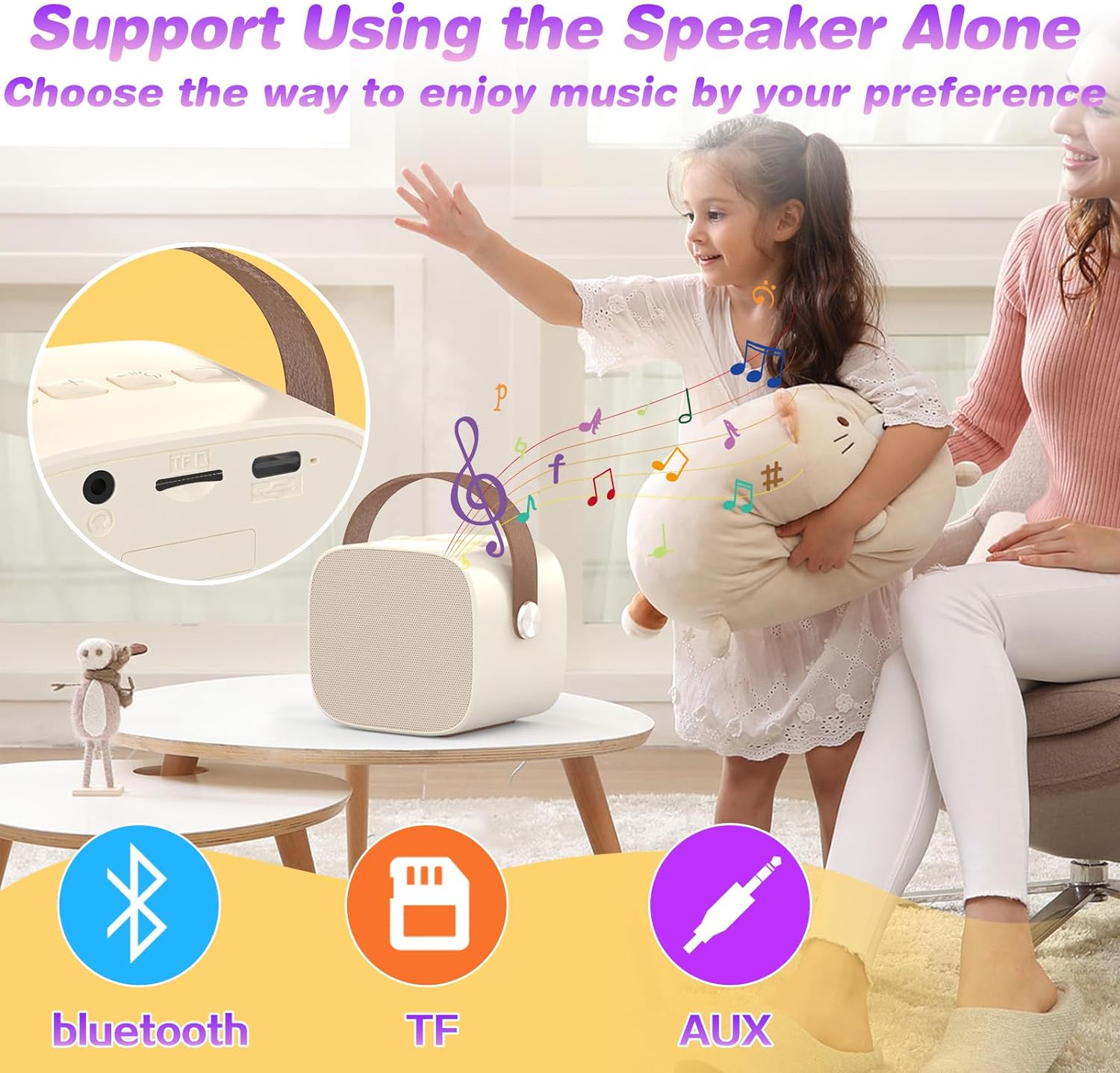 MEGUO Wireless Karaoke Microphone With Bluetooth Speaker photo 6