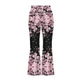 thumbnail image 5 of DISNIMO Axolotl Cherry Blossom Girls Flare Leggings Kids Bell Bottom Pants Cross High Waisted Dance Yoga Flared Leggings Kids 9-10 Year Olds Bell Bottoms Leggings for Kids Soft Leggings Flare, 5 of 7