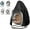Black, variant on Patio Egg Chair Cover Waterproof Wicker Swing Egg Chair Cover with Zipper and Bottom Buckle Single Seat for Outdoor Furniture, Black, 75"H x 45"W