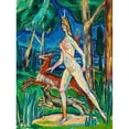thumbnail image 3 of Zygmunt Waliszewski 15x18 Black Modern Framed Museum Art Print Titled - Diana in the Forest (1930), 3 of 5