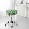 thumbnail image 7 of Naloa Animals with Leaf Round Bar Stool Cushion Cover 12-14 inch, Fits Kitchen, Office, Restaurant Chairs - 12 inch, 7 of 7