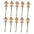 thumbnail image 4 of WRITWAA 20Pcs Golden Simulation Berry Decoration for Christmas Tree Decoration Flower Arrangements Home Users Parties Christmas Tree, 4 of 8