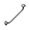 Black, variant on Flat Disc Ends 45° Bent Staple Barbell Int.Threaded for Surface,Snake Eye,Tongue
