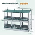 thumbnail image 4 of Leumius Nesting Boxes for Chickens,6-Hole Chicken Nesting Boxes, Large Vented Holes Chicken Coop Box for Outdoor Chicken Coop Farm Yard,Green, 4 of 7