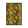Joy Carpets 1584C-04 Keeping Score Gold 5 ft.4 in. x 7 ft.8 in. WearOn Nylon Machine Tufted- Cut Pile Sports Rug