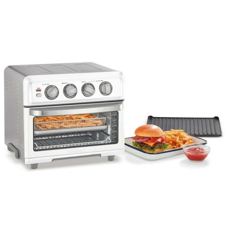 Cuisinart - Air Fryer 0.6 Cu. Ft. Toaster Oven with Grill - White