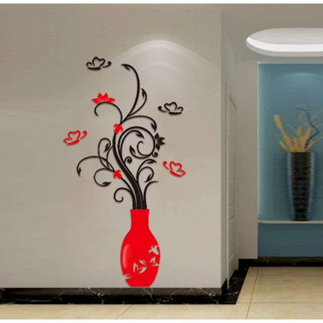 3D Acrylic Wall Art DIY Decals for Modern Living Room Home TV Background Bedroom Sticker Design