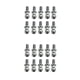 thumbnail image 3 of Bewildely Paquete de 10 tornillos de cabeza de bola de extremo de amortiguador de tornillo de coche a escala 1:10 reemplazo de accesorios para Gris 2piezas, 3 of 6