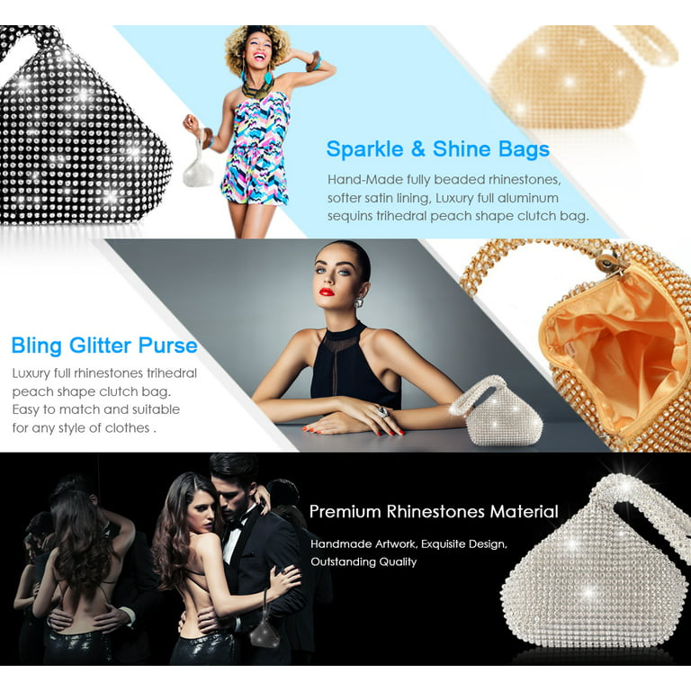 Sequin Evening Bag - Long, Lightweight, Sparking, Exquisite – Luxy