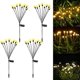 thumbnail image 1 of 4 PCS Decorative Solar Garden Lights, 8 LED Outdoor Solar Lamp Fireflies, Solar Charge, Yard Decorations, Waterproof Patio, Lawn and Garden Light, 1 of 5