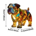 thumbnail image 3 of Dog Series Resin Art Night Light - Cute Stained Vintage Table Lamp, LED Desk Lamp & Decor, Dog Night Light for Bedroom, Home Ornament, 3 of 6