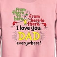 thumbnail image 2 of Green Eggs and Ham Fathers Day - Love You Dad Everywhere - Toddler And Youth Crewneck Fleece Sweatshirt, 2 of 5