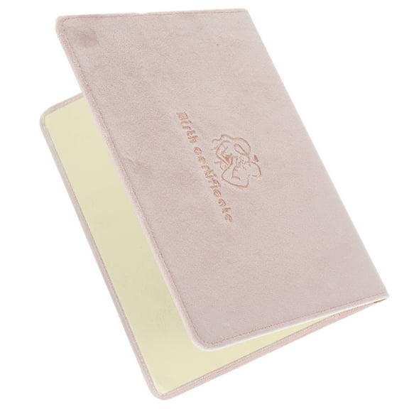 GOOHOCHY Travel Documents Holder Pink 1Pack 8.8x6.6x0.4in