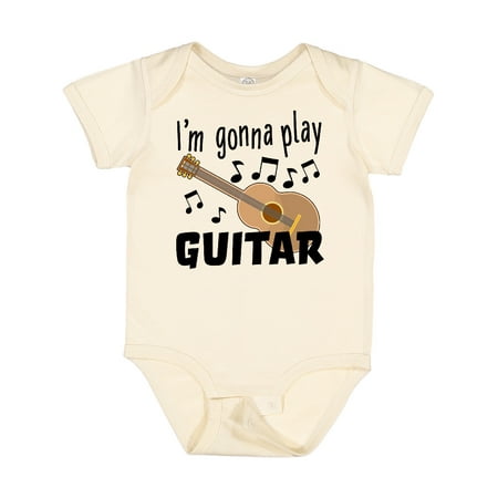 

Inktastic I m Gonna Play Guitar- Music Gift Baby Boy or Baby Girl Bodysuit
