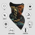 thumbnail image 5 of Windproof Sports Face Mask Protection Mesh Breathable Balaclava for Outdoor Activities, Skull Heavy Metal Rock Skeleton Cool, 5 of 7