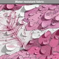thumbnail image 5 of Floral Dog Crate Cover, Succulent Botanical Lotus Blossom Yoga Flora Foliage Exotic Illustration, Easy to Use Pet Kennel Cover for Dogs, 35" x 23" x 27", Magenta Pink and White, by Ambesonne, 5 of 6