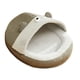 thumbnail image 4 of Cama cueva para mascotas, nido semicerrado para gatos, lavable, cálido, antideslizante, suave, tienda de campaña para gatos pequeños, cachorros y , Gris, 4 of 9