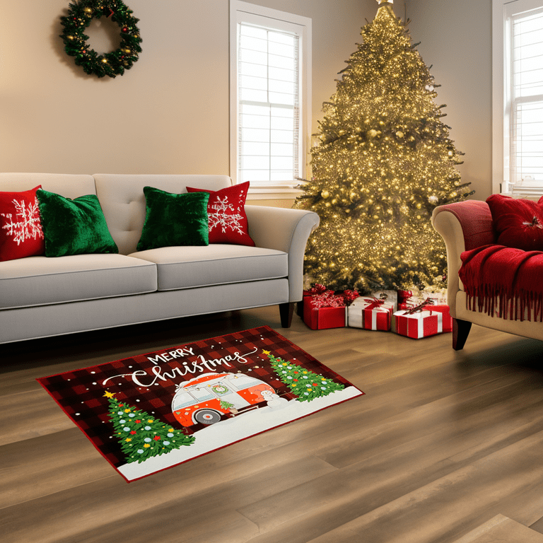 Holly & Moss Christmas Casual Seasonal Polyester Red Pictorial