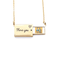 thumbnail image 1 of Conduit Instrument Checal Test Letter Envelope Necklace Pendant Jewelry, 1 of 3