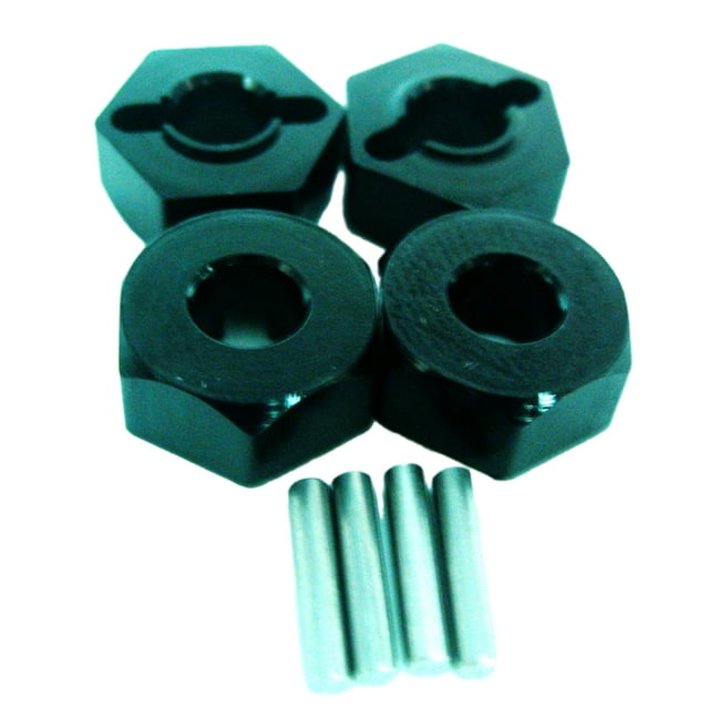 Soporte hexagonal de rueda Tholdsy de aleación de aluminio Para 1/12 Wltoys K959 L202 L212 L222 L959 L969 L979 modelo Negro