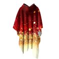 thumbnail image 4 of Wensltd Women's Christmas Long Sleeve Cape Holiday Party Hooded Shawl Costume Fashion Clothing, 4 of 9