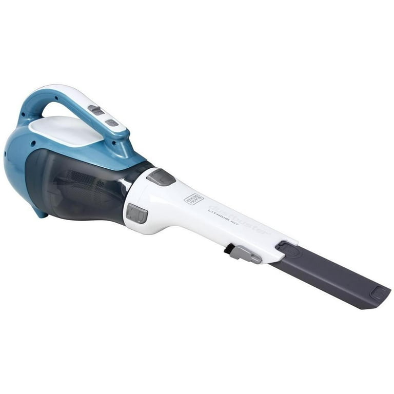 BLACK+DECKER CHV1410L Handheld Vacuum with Pivoting Nozzle - Blue/White 