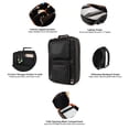thumbnail image 4 of Lencca Quadra 4-in-1 Convertible Laptop Bag – Messenger, Backpack, Tote & Briefcase – Fits 13.5" Surface Book & Most 13"–15.6" Laptops – Water-Repellent Black, 4 of 9