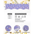 thumbnail image 6 of Purple Mushroom Fireplace Mantel Scarf Table Runner, Spring Botanical Winter Garland Mantel Top Tablerunners Dresser Scarves Cover Decorations for Windows Party Living Room 70''x17'', 6 of 6