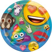 Rainbow Fun Emoji 7" Plates (8)