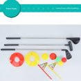 thumbnail image 4 of Kids Golf Set With Retractable Toy Clubs Mini Sports Equipment For Outdoor Activity Size Approximately 22.80 Inches Weight 0.72 Pound, 4 of 9